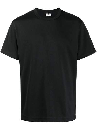 Comme Des Garçons Homme Deux Crew Neck Shortsleeved T-shirt In Black