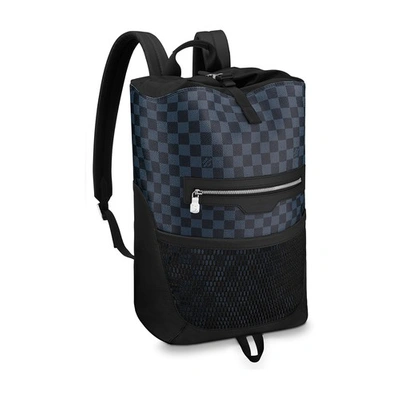 Louis Vuitton Matchpoint Backpack In Bleu