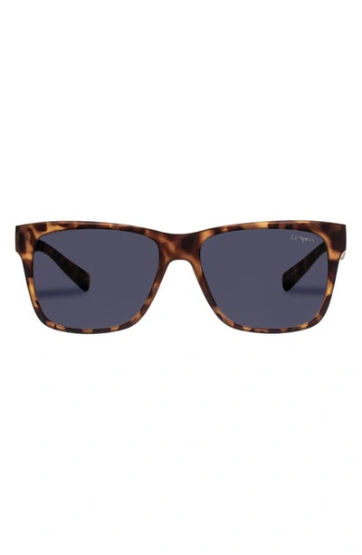 Le Specs Systematci 55mm Sunglasses In Matte Tort