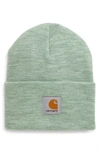 Carhartt Knit Watchman In Frosted Green Heather
