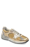 Golden Goose Dadstar Metallic Sneaker In Gray