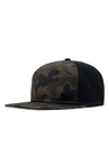 Melin Hydro Trenches Snapback Baseball Cap In Olive Camo