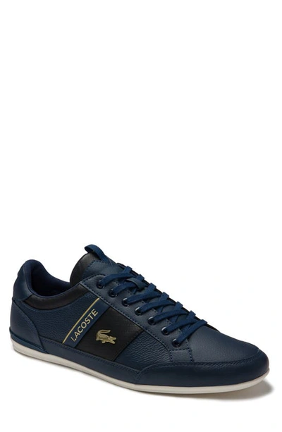 Lacoste Chaymon Low Top Sneaker In Navy/ Black