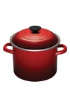 Le Creuset 6-quart Enameled Steel Stockpot In Cerise