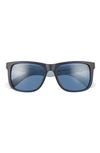 Ray Ban Youngster 54mm Sunglasses In Blue/ Dark Blue