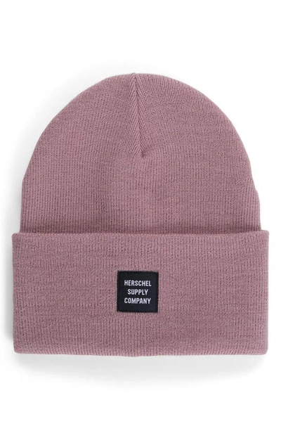 Herschel Supply Co Abbott Knit Beanie In Ash Rose