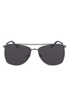 Mcm 58mm Navigator Sunglasses In Black/ Grey