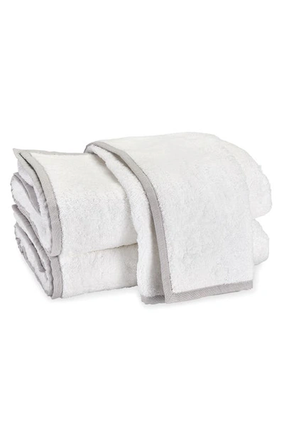 Matouk Enzo Cotton Guest Hand Towel In Quartz