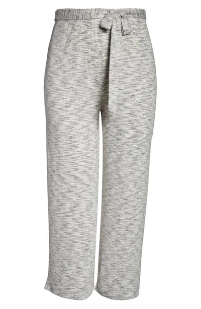 Bobeau Space Dye Sweater Knit Pants In H. Grey Spacedye