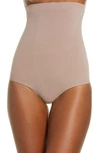 Skims Sculpting High-waist Briefs In Umber