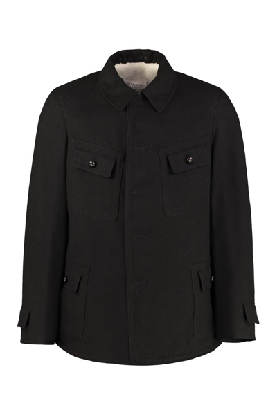 Maison Margiela Multi-pocket Jacket In Black