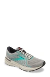 Brooks Adrenaline Gts 21 Running Shoe In Jet Stream/ Black/ Atlantis