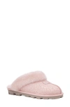 Ugg Genuine Shearling Slipper In Quartz Snow Leopard Suede