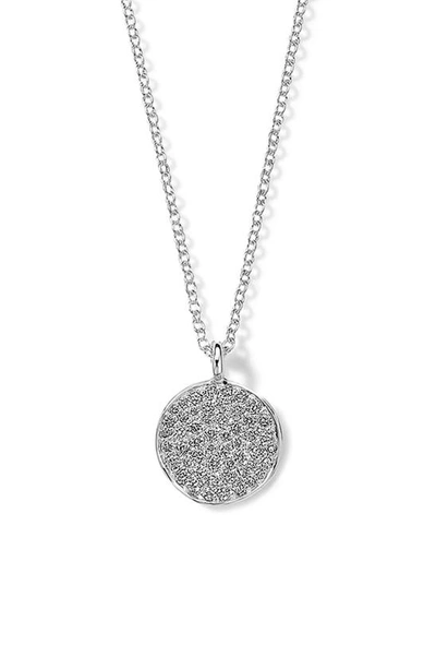 Ippolita Sterling Silver Stardust Small Pendant Necklace With Diamonds, 16