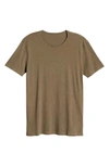 Allsaints Slim Fit Crewneck T-shirt In Ensign Green