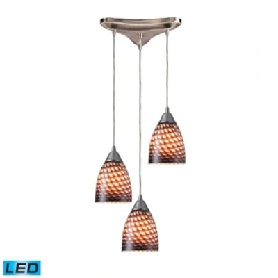 Elk Lighting Arco Baleno - Cocoa In Silver