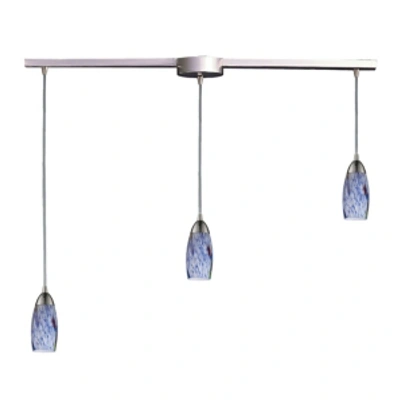 Elk Lighting Milan Collection - Starburst Blue In Silver