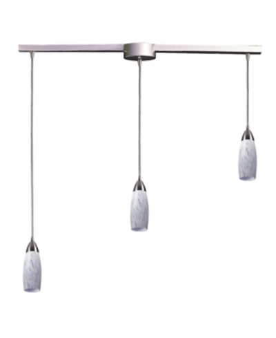 Elk Lighting Milan Collection - Snow White In Silver