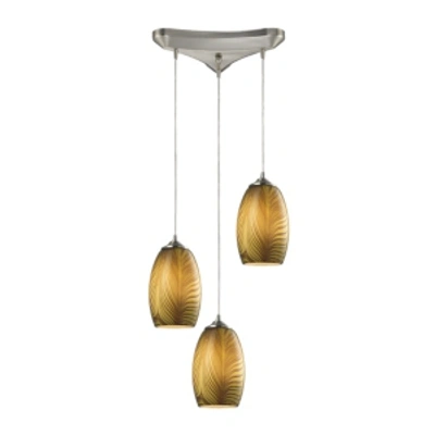 Elk Lighting Tidewaters 3 Li In Silver