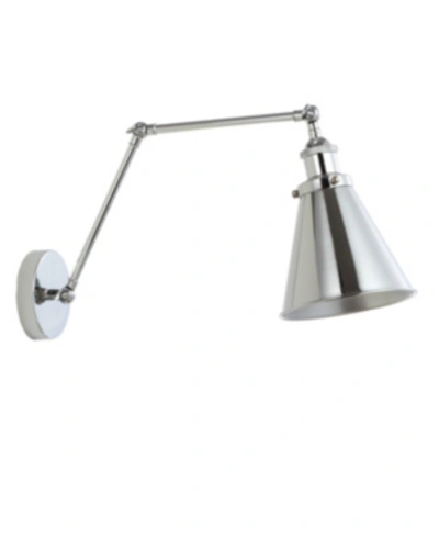 Jonathan Y Rover 7" Adjustable Arm Led Wall Sconce In Chrome