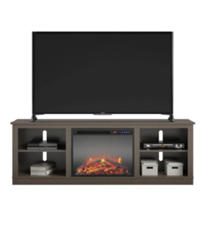 A Design Studio Allington Fireplace Tv Stand For Tvs Up To 75" In Tan