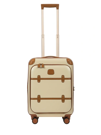 Bric's Bellagio 21" Carry-on Spinner Trunk In Cream