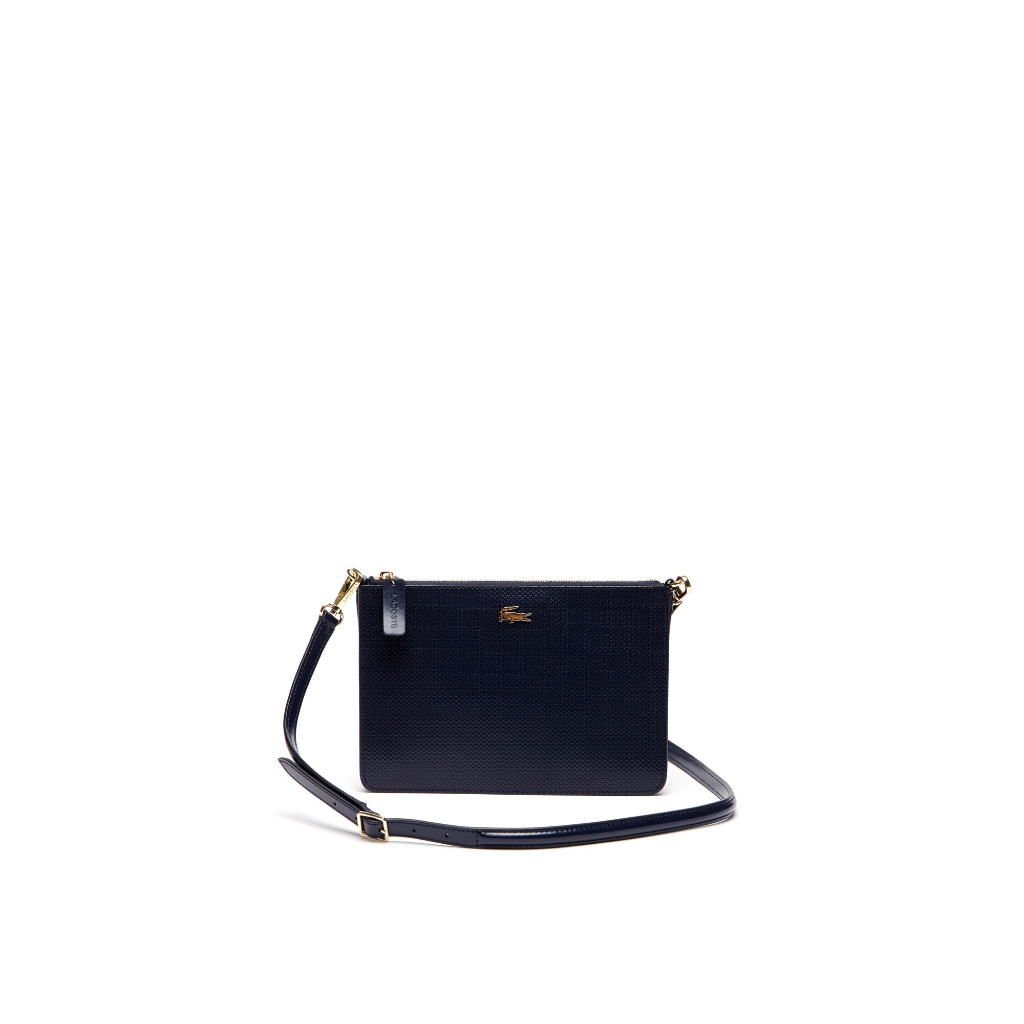 Lacoste Women's Classic Double Zip Crossbody Bag - 035 In Black Iris |  ModeSens