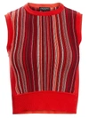 Rag & Bone Women's Lisse Stripe Knit Tank Top In Red