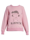 The Marc Jacobs Women's Peanuts® X Marc Jacobs Lucy Sweatshirt In Pink