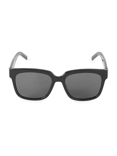 Saint Laurent 54mm Square Sunglasses In Black