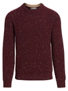 Brunello Cucinelli Marled Wool-blend Sweater In Red