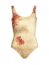 Adriana Iglesias Women's Lisa Coral Reef Bodysuit