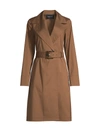 Lafayette 148 Women's Mayfair Belted Trench Coat In Acorn