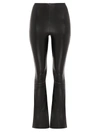 Commando High-rise Faux Leather Flared Legging In Black