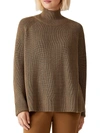 Eileen Fisher Women's Turtleneck Raglan Top In Hazel