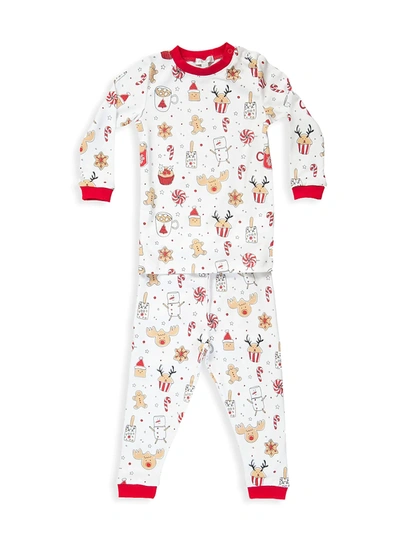 Baby Noomie Baby's & Little Kid's Holiday Treats 2-piece Pajama Set In Neutral