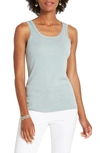 Nic + Zoe Sweetheart Tank Top In Eucalyptus