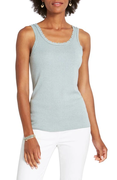 Nic + Zoe Sweetheart Tank Top In Eucalyptus
