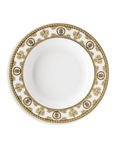 Versace I Love Baroque Bianco Rim Soup Plate