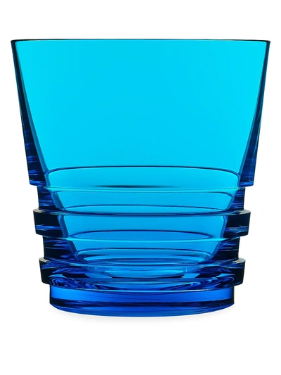 Saint Louis Oxymore Medium Crystal Tumbler In Sky Blue