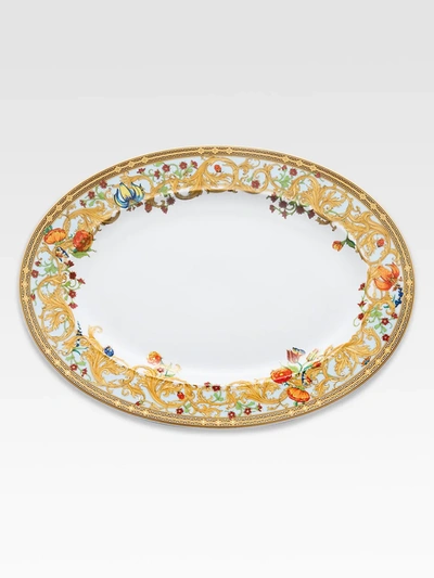 Versace Butterfly Garden Platter In Multi