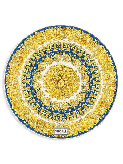 Versace Medusa Rhapsody Porcelain Service Plate In Pattern
