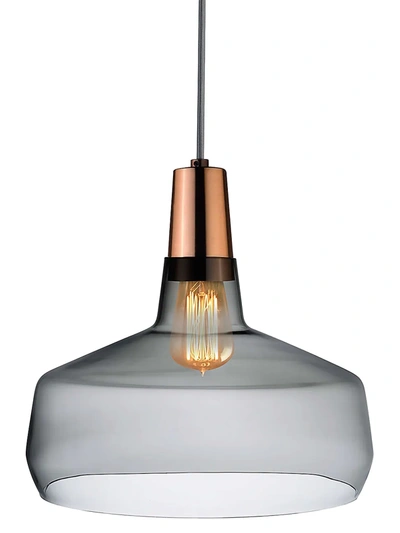 Nude Glass Crystal & Copper Mono Lamp