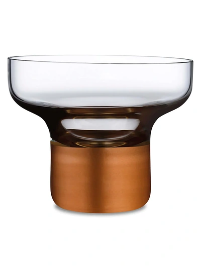 Nude Glass Contour 5" Bowl In Copper