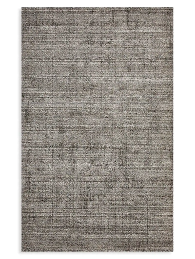 Solo Rugs Ashton Contemporary Loom Knotted Wool-blend Area Rug In Mist
