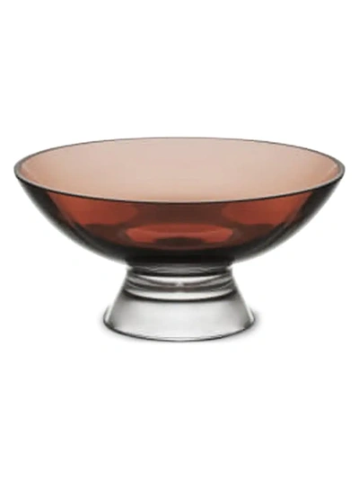 Nude Glass Silhouette Small Two-tone Glass Bowl In Caramel