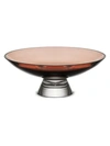 Nude Glass Silhouette Medium Two-tone Glass Bowl In Caramel