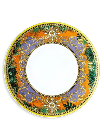 Versace Animalier Porcelain Dinner Plate In Pattern
