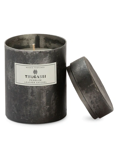 Thucassi Ferrum Leather Satchel Candle