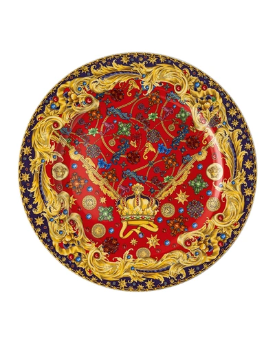 Versace Barocco Holiday Christmas Plate